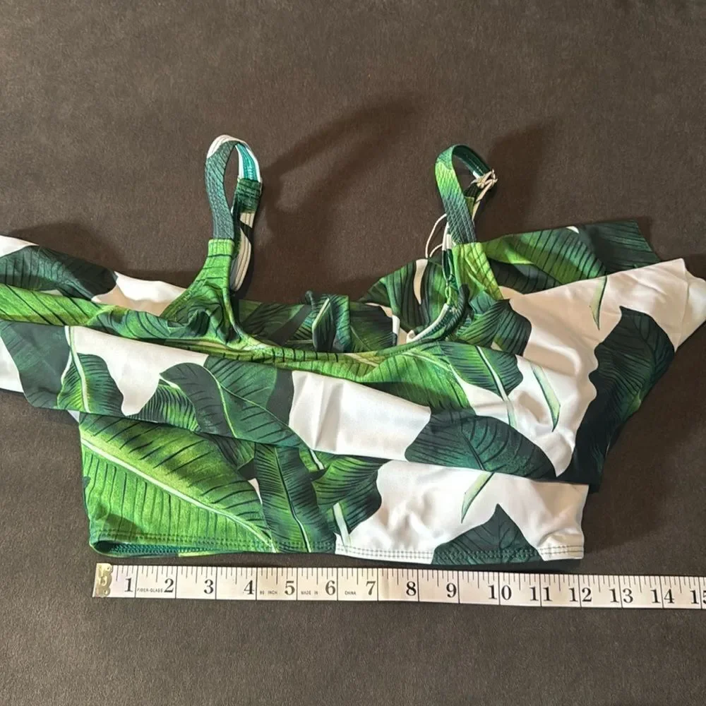 N/A stretch waisted leaf